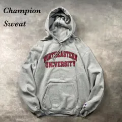 Champion古着カレッジロゴ　パーカースウェット AH26