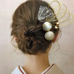 水引　髪飾り　リボン　振袖　卒業式　成人式　前撮り　結婚式　和装　袴