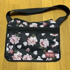 新品未使用　PINK HOUSE 花柄デザイン ナイロン製 ショルダー