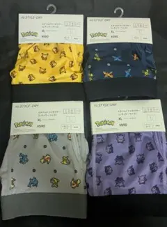 GU ポケモン コラボ 4枚セット XL スタイルドライボクサーパンツ