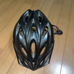 自転車用ヘルメット カーボン調 ブラック