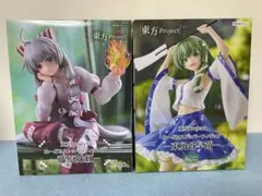 東方Project ぬーどるストッパー 藤原妹紅 東風谷早苗 フィギュア