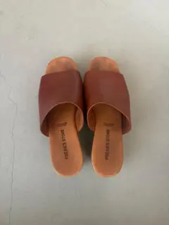 FREAK'S STORE レザー ウエッジソール サンダル　サイズ:38のサムネイル