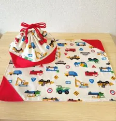 【みぃー様専用】入園入学グッズ　お弁当袋&ランチョンマットセット