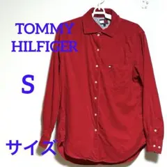 トミーヒルフィガー 赤 長袖シャツのサムネイル