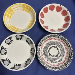 【新品未使用】Finlayson フィンレイソン　皿 21.5cm 4枚セットのサムネイル