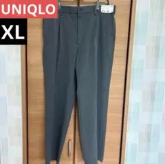 【新品タグ付】UNIQLO タックワイドパンツ XL グレー