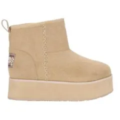 【新品】ROXY 厚底ムートンブーツ 24cm ベージュ 来季用 新品