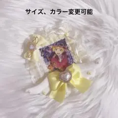 硬貨ケースデコ トレカケースデコ B8 レースデコ フリルデコ 天使の羽 黄色