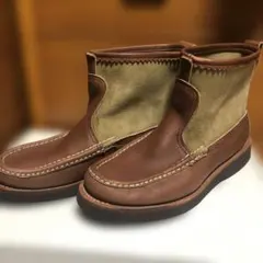 ラッセルモカシン　ノックアバウト　ブーツ　スエード