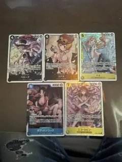 ワンピース　ヒロインズカード　SR 5種類