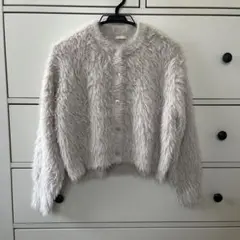 フェザーニットカーディガン カーディガン