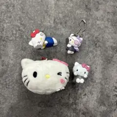 キティ　ガチャガチャ　4点セット