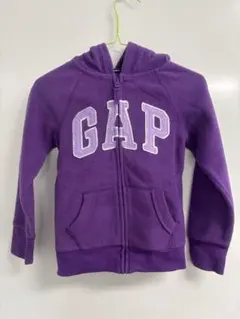 GAP キッズ 140cmジップアップパーカー パープル
