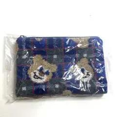 ラブラリーバイフェイラー 神戸タータンテディ　チャームポーチ【新品　未使用】 新品ラブラリーバイフェイラー チャームポーチ 神戸タータン