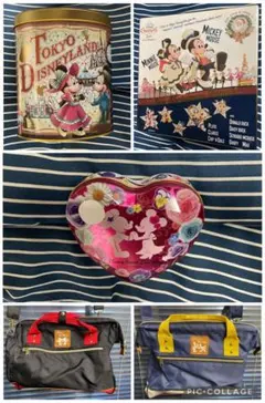 ✨ディズニーグッズ　5点✨ディズニー空き缶✨ディズニーバッグ　ディズニーカバン
