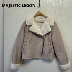 【美品】wさ8 MAJESTIC LEGON ムートンジャケット くすみピンク
