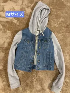 デニムジャケット ジージャン　フード付き