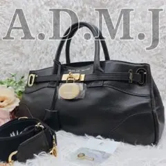 A.D.M.J. 2WAYショルダーバッグ オフホワイト - メルカリ