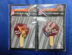 ズートピア アクリルキーホルダー ニック ジュディ 2種セット