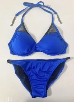 三愛水着　ロイヤルブルー　トライアングル型ブラのサムネイル