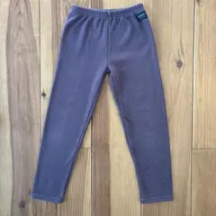 ブラウン 裏起毛　パンツ 110-120cm