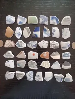 シー陶器　小さめの中サイズ　38個