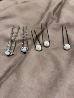 パール風ヘアピン