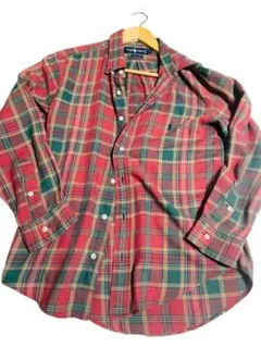 【古着】Ralph Lauren チェックシャツ　L ヴィンテージ