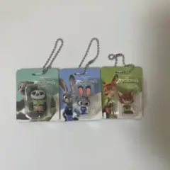 ズートピア　ブリスターチャームコレクション　ニック　ジュディ　フラッシュ