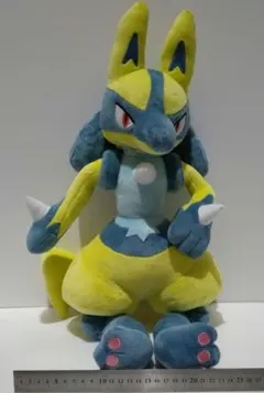ポケットモンスター　めちゃもふぐっとぬいぐるみ〜黄色いルカリオ〜　約52cm
