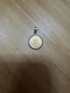 コイン トップ ペンダント ペソ金貨 K18 K21.6 2.3g 金