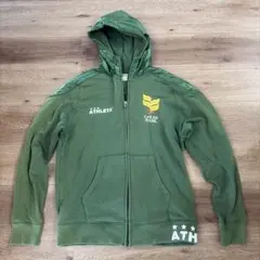 ATHLETA フルジップパーカー グリーン