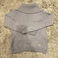 Burberry Blue Label タートルネック ニット　グレー