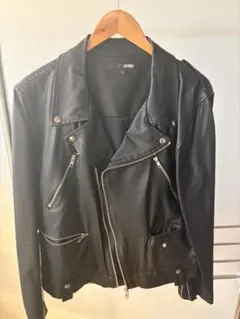 Rookie Leathers 黒レザージャケット 3L - メルカリ