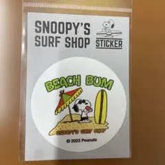 スヌーピー　サーフショップ　ステッカー