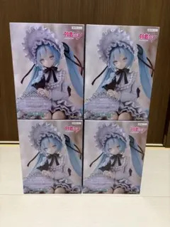 初音ミク　ぬーどるストッパーフィギュア　ヴィンテージドール　4個セット