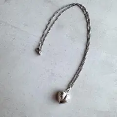 rina様専用！Silver Puffy Small Heart ネックレス