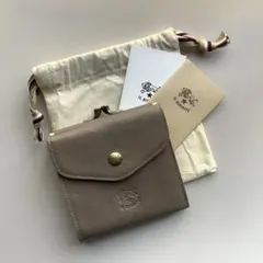 【新品】イルビゾンテ がま口 二つ折り財布 グレー トルトラ