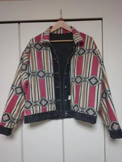 80's Levi's 70417 black denim jacket