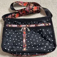 LeSportsac レスポートサック ショルダーバッグ花柄ドット
