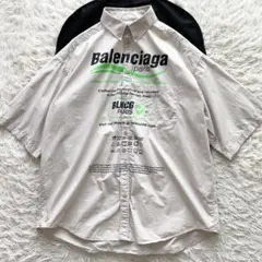 バレンシアガ クリーニング グラフィックシャツ XXS オーバーサイズ 