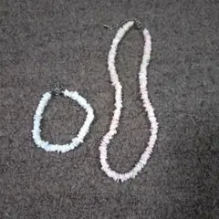 プカシェル　貝殻アクセサリー　貝殻ネックレス　貝殻ブレスレット