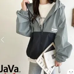 JaVa バイカラージャケットマウンテンパーカーL