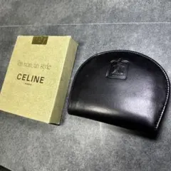 【箱付】CELINE オールドセリーヌ ヴィンテージ コインケース 黒 レザーのサムネイル