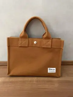 ORCIVAL オーシバル　スクエアキャンバストートバッグ ブラウン　帆布