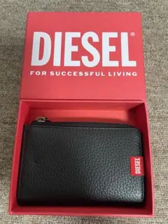 DIESEL ブラックレザーキーケース未使用品