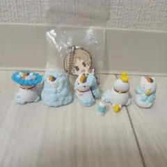 夏目友人帳 ニャンコ先生 フィギュア キーホルダー 6点セットのサムネイル