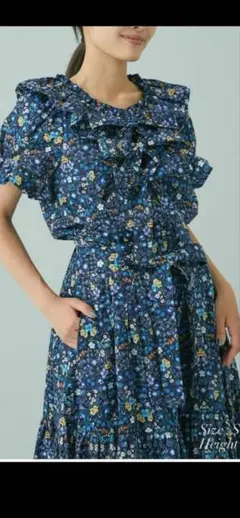 新品タグ付き セブンテンバイミホカワヒト ラメジャガード ロング