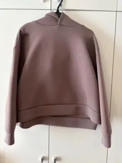 earth music ＆ ecologyモカ色 フード付きパーカー サイズF